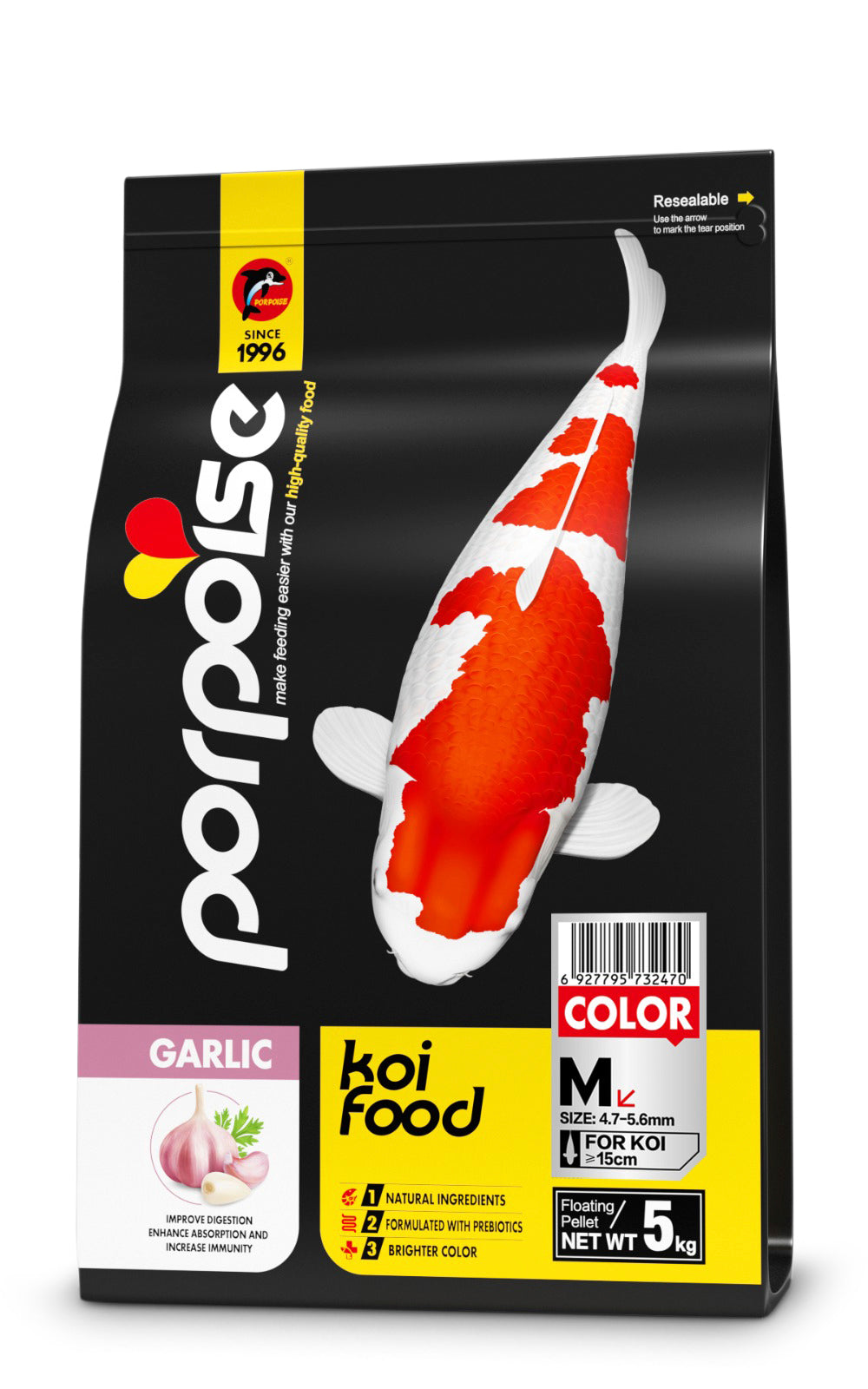 Porpoise Colour Koi Food 5kg