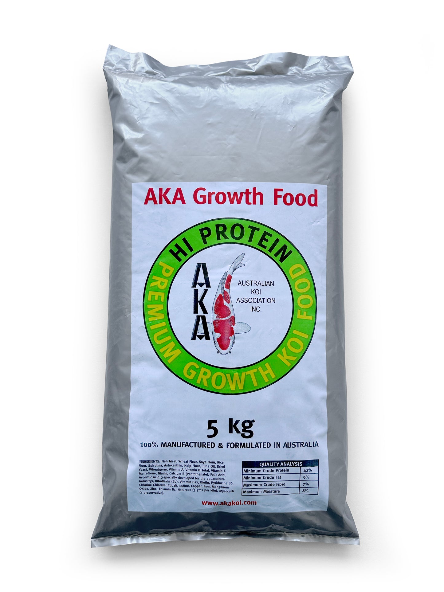 AKA 42% Hi Protein Koi Food (Sinking) 5kg